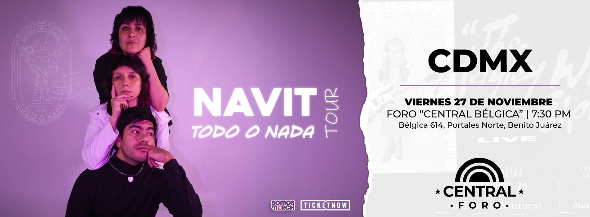 NAVIT: Todo o Nada Tour CDMX