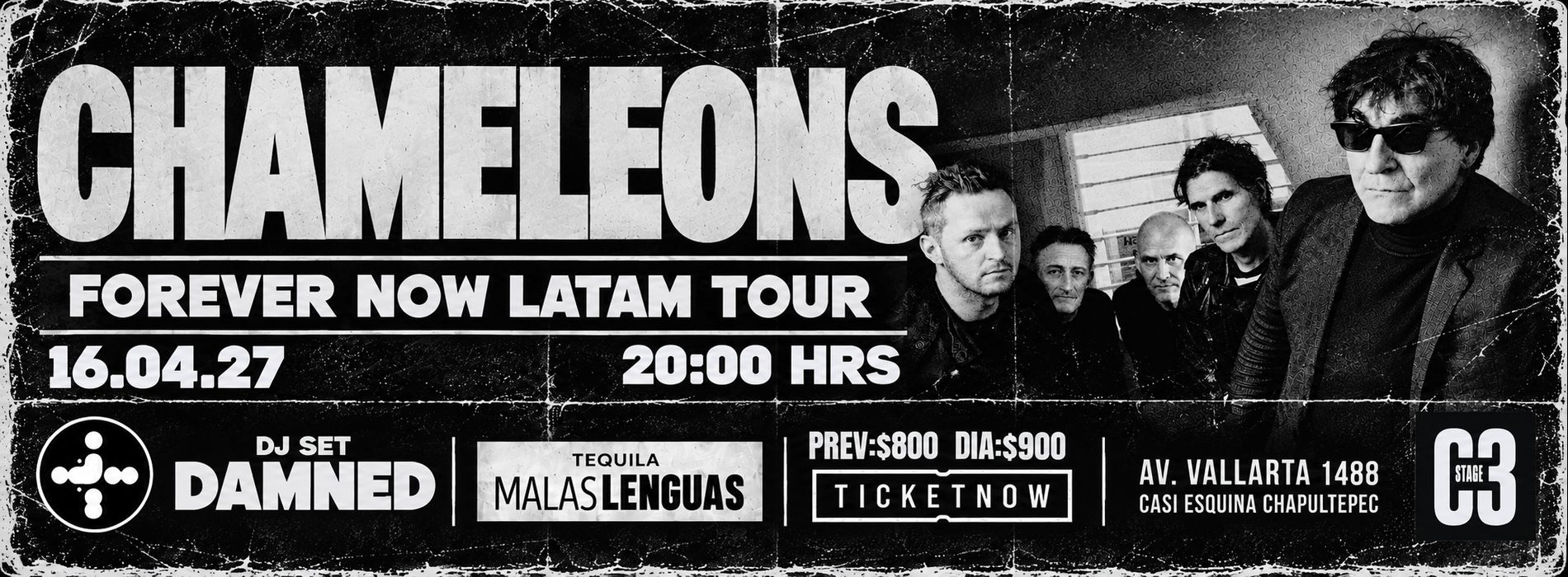 CHAMELEONS | FOREVER NOW LATAM TOUR