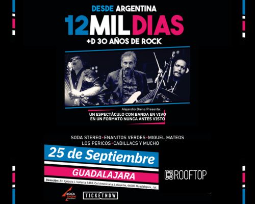 12MILDIAS +D 30 AÑOS DE ROCK