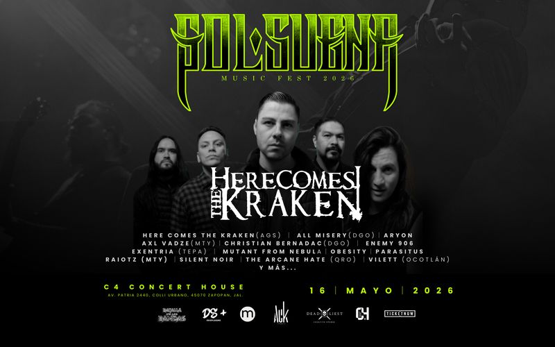 Here Comes The Kraken en Guadalajara GDLSUENA 2026