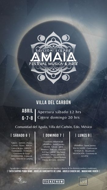 Festival AMAIA Edición ECLIPSE | COMBO 3 DÍAS