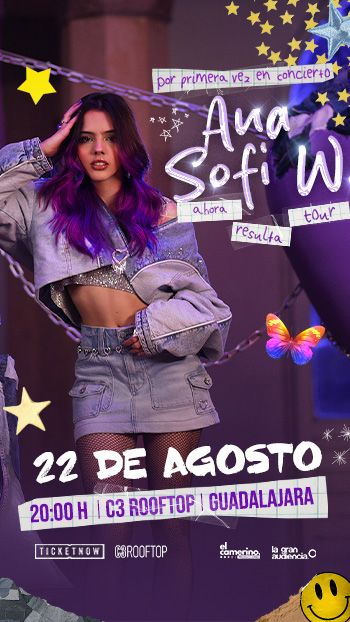 Ana Sofi W "Ahora resulta Tour"