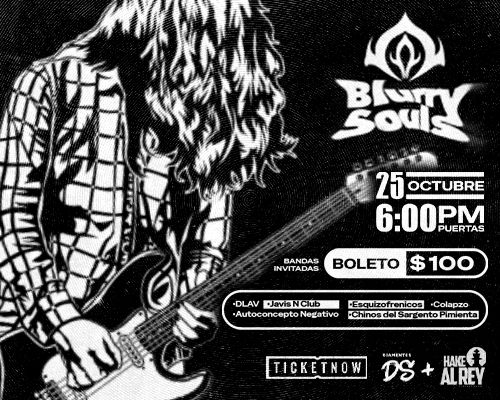 Flyer de Blurry Souls