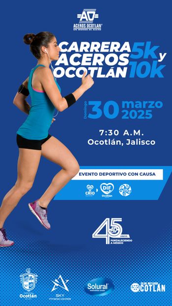 Carrera Aceros Ocotlan 10 k