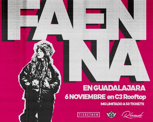 Flyer de FAENNA EN GUADALAJARA