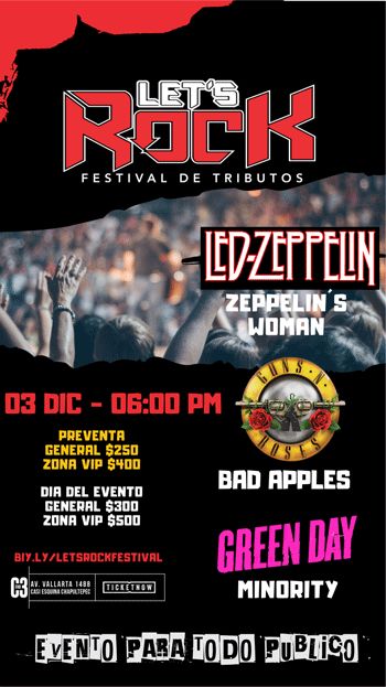 LET´S ROCK FESTIVAL DE TRIBUTOS | EDICIÓN 6