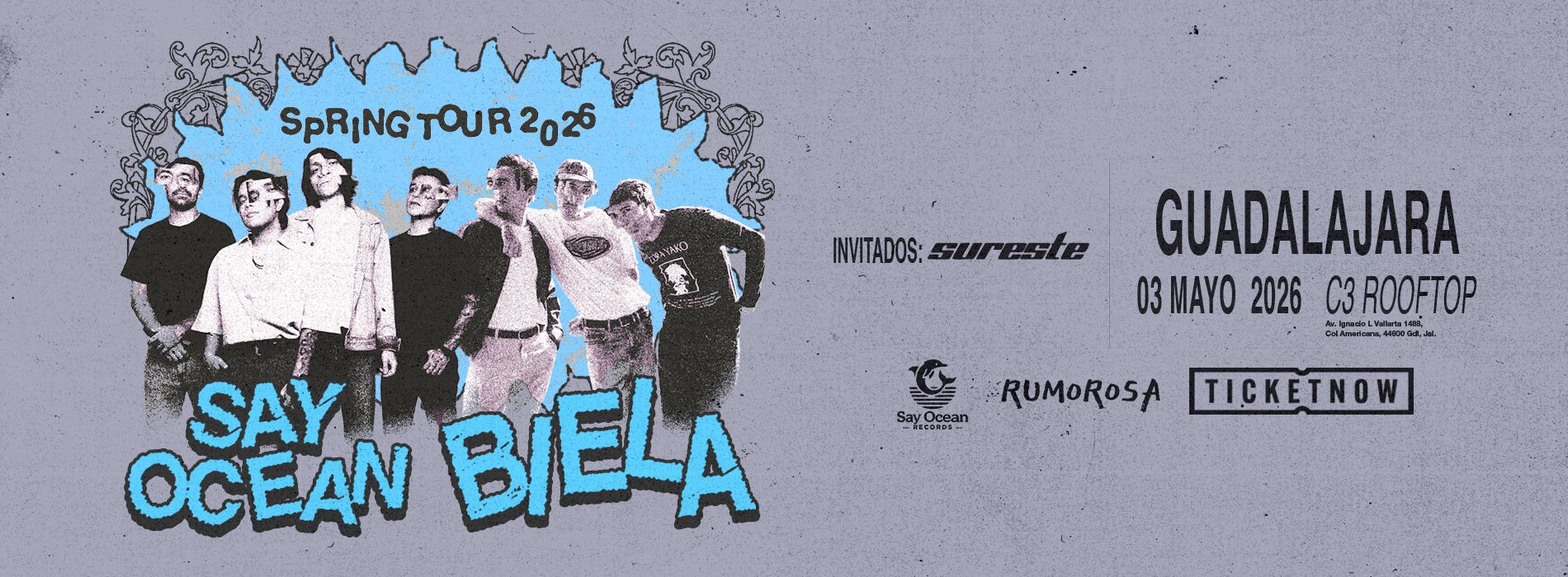 SAY OCEAN / BIELA EN GUADALAJARA