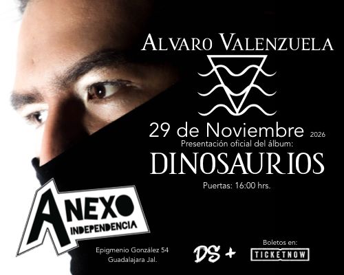 Flyer de Alvaro Valenzuela: Dinosaurios