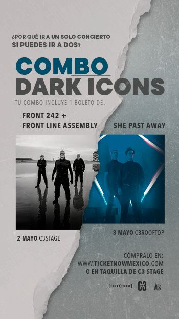 COMBO DARK ICONS (FRONT 242 + SHE PAST AWAY)