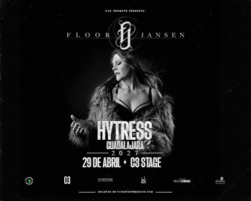 Flyer de FLOOR JANSEN EN GUADALAJARA
