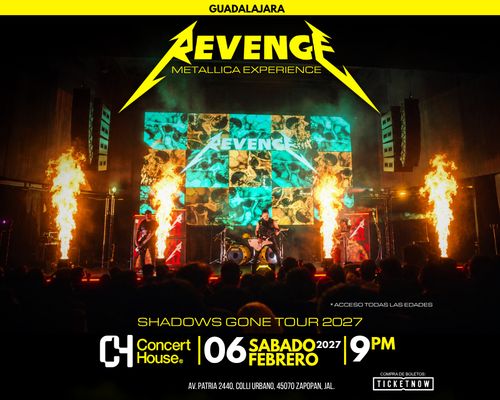 Metallica Tributo, Revenge Experience en Guadalajara 2027